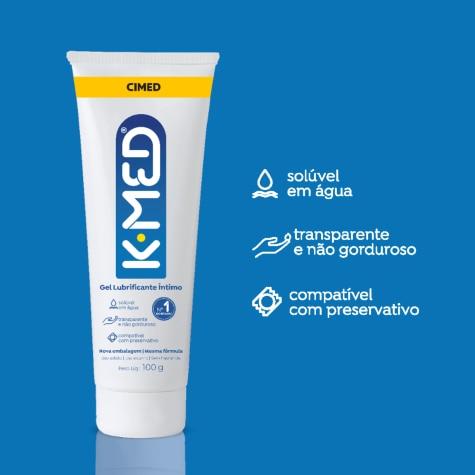 Gel Lubrificante Íntimo K-med 100g - Imagem 2
