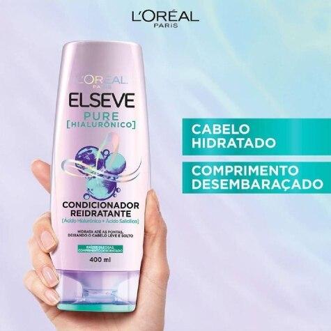 Condicionador Elseve Pure Hialurônico 400ml - Imagem 2
