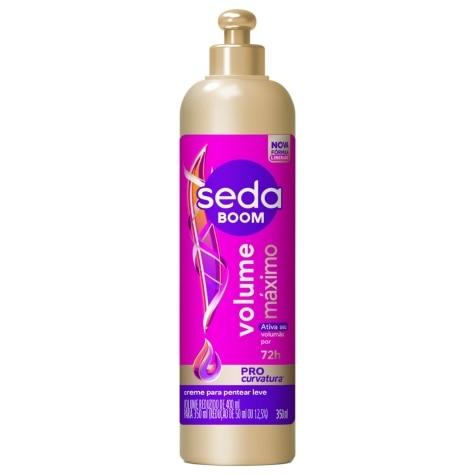 Creme de Pentear Seda Boom Volume Máximo Cabelo Cacheado e Crespo 350ml - Imagem 1