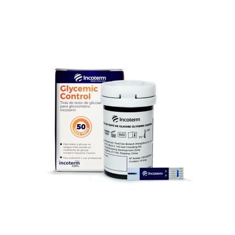 Tiras Glycemic Control Incoterm 50 Unidades - Imagem 1