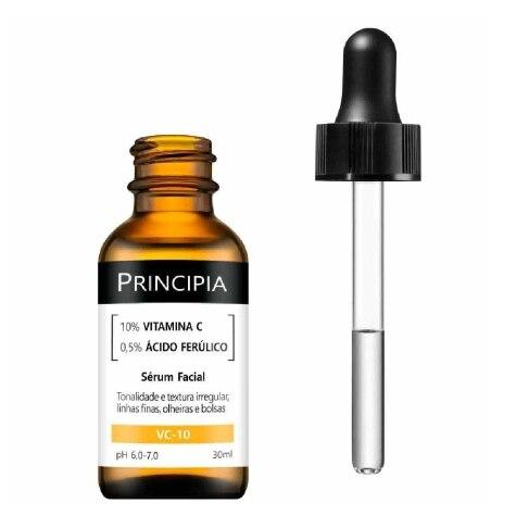 Sérum Facial Principia VC-10 - 10% Vitamina C + Ácido Ferúlico 30ml - Imagem 1