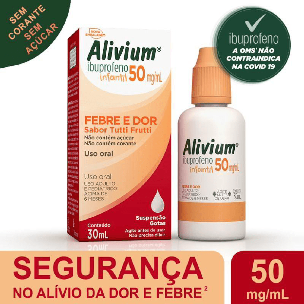 Alivium Gotas 50mg 30ml - Imagem 1