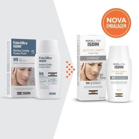 Sérum Isdin Foto Ultra Active Unify Clareador Facial FPS99 50ml - Imagem 3