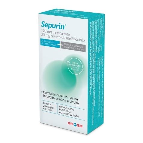 Sepurin 120mg + 20mg 20 Drágeas - Imagem 3