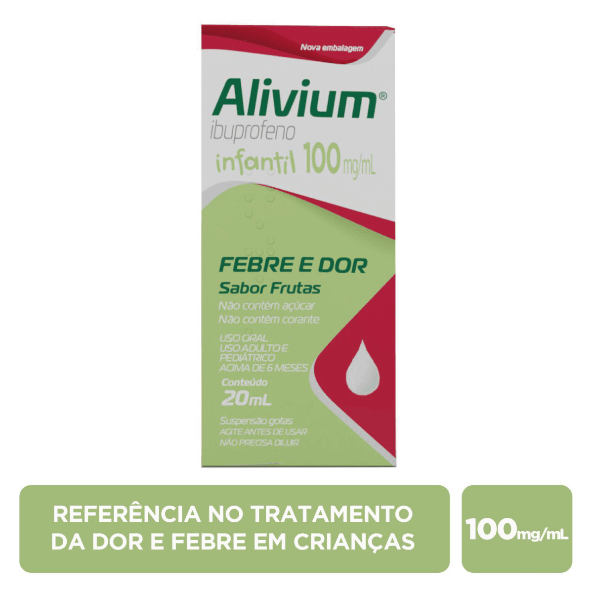 Alivium Gotas 100mg 20ml - Imagem 2