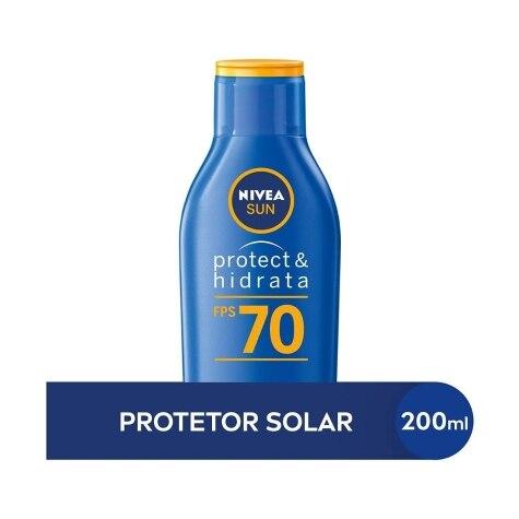 Protetor Solar Facial e Corporal Nivea Sun Protect & Hidrata FPS70 200ml - Imagem 2