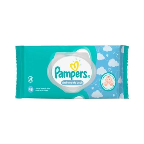 Lenços Umedecidos Pampers Cuidado de Bebê 48 Unidades - Imagem 1