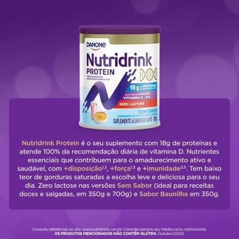 Suplemento Alimentar Nutridrink Protein Sem Sabor 700g - Imagem 7