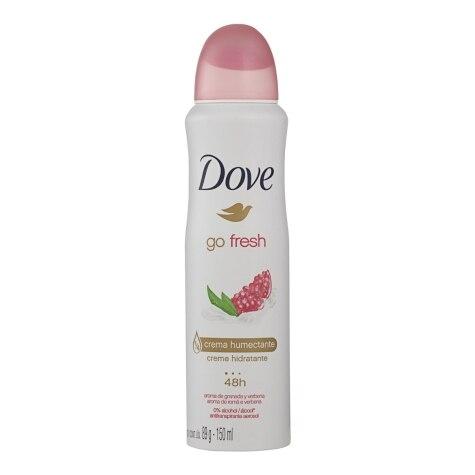 Desodorante Aerossol Dove Go Fresh Romã & Verbena 72h 150ml - Imagem 1