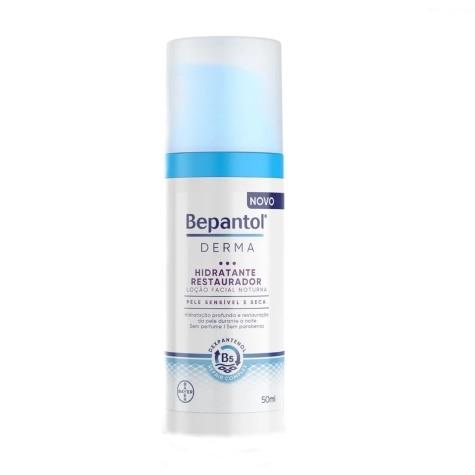 Loção Hidratante Bepantol Derma Restaurador Noturno Facial 50ml - Imagem 1