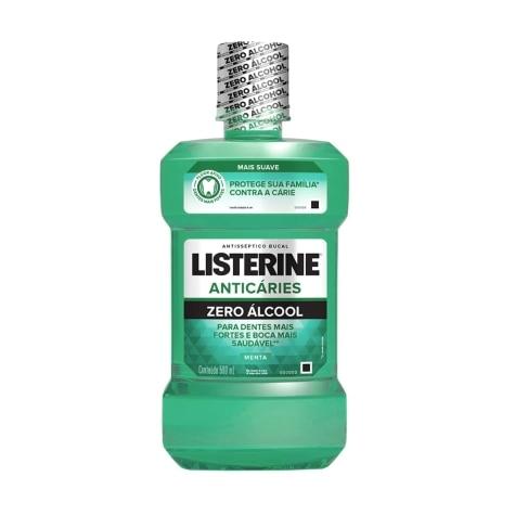 Enxaguante Bucal Listerine Anticáries Menta Suave Sem Álcool Leve mais Pague menos 500ml - Imagem 1