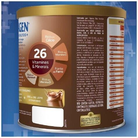Complemento Alimentar Sustagen Adultos+ Sabor Chocolate 400g - Imagem 4
