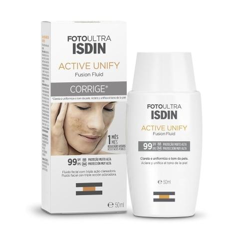 Sérum Isdin Foto Ultra Active Unify Clareador Facial FPS99 50ml - Imagem 1