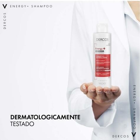 Shampoo Dercos Energy+ Vichy Antiqueda Cabelo 200g - Imagem 5