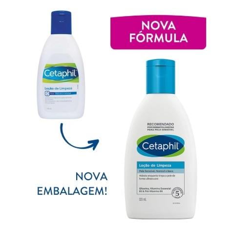 Loção de Limpeza Cetaphil Pele Seca e Sensível Facial 120ml - Imagem 2