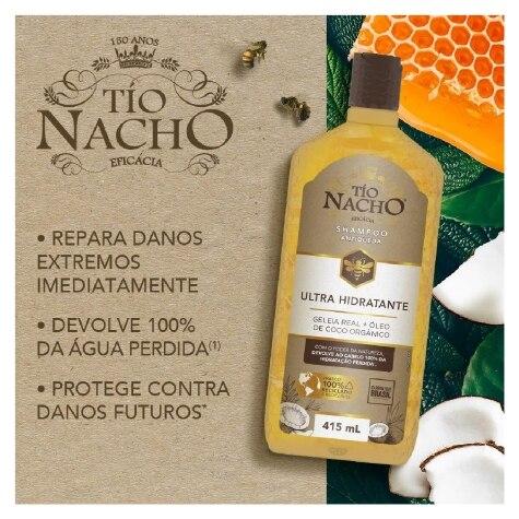 Shampoo Tio Nacho Ultra Hidratante Cabelo Seco 415ml - Imagem 3