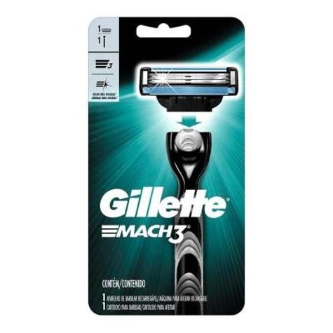 Aparelho de Barbear Gillette Mach3 Regular - Imagem 1