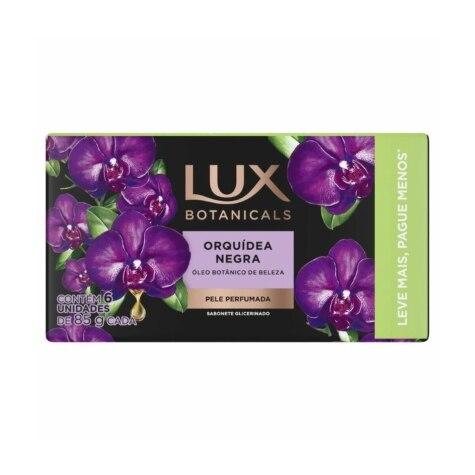 Kit Sabonete em Barra Lux Botanicals Orquídea Negra Glicerinado 6 unidades 85g - Imagem 1