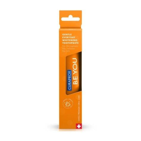 Creme Dental Curaprox Be You Pure Happiness Pêssego + Damasco 60ml - Imagem 1
