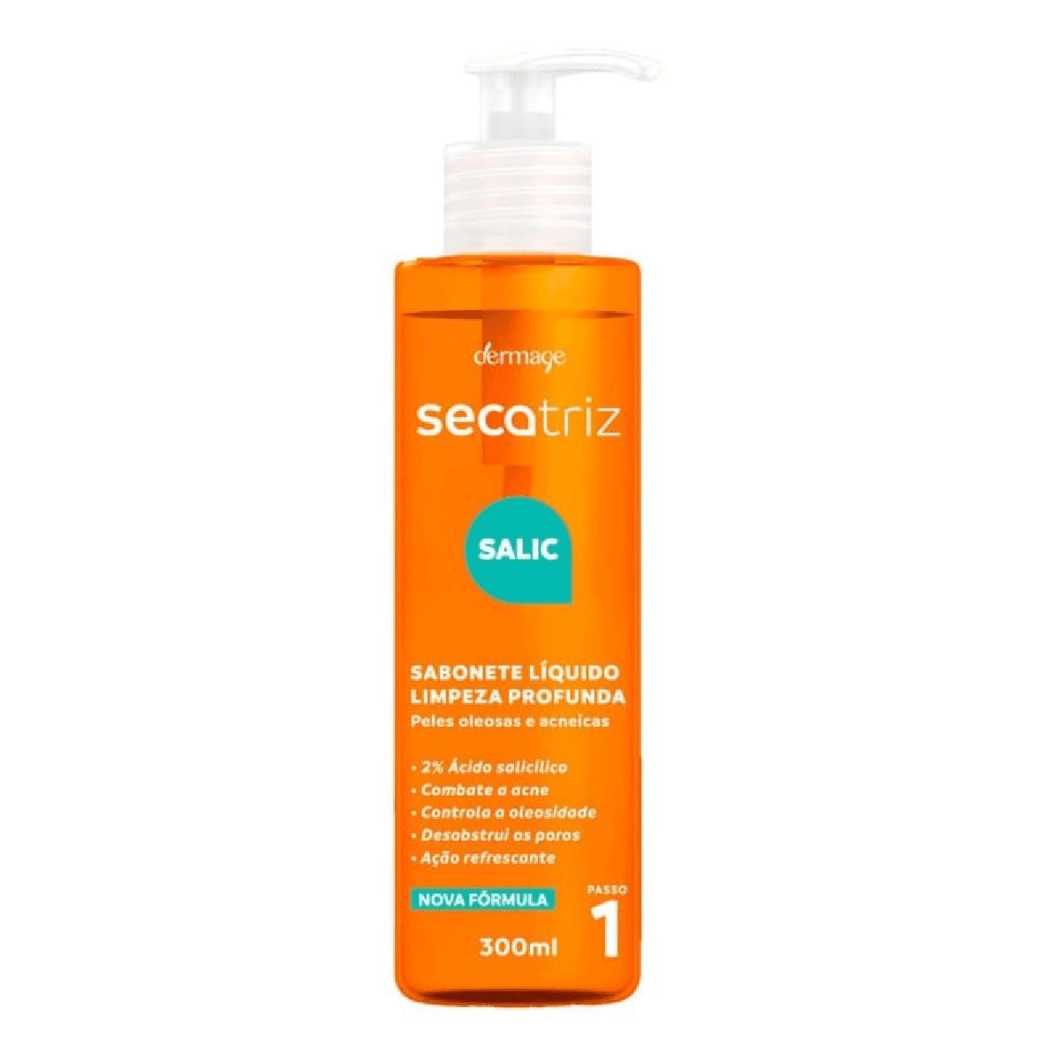 Sabonete Liquido Dermage Secatriz Salic 300ml - Imagem 1