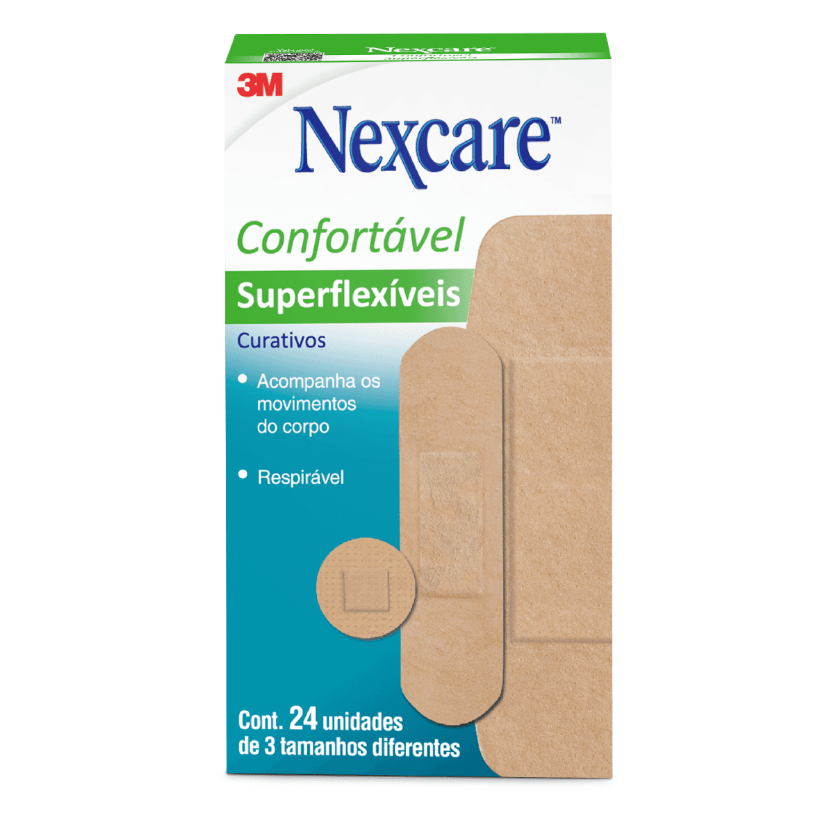 Curativo Nexcare Superflexível Variados 24 Unidades - Imagem 1