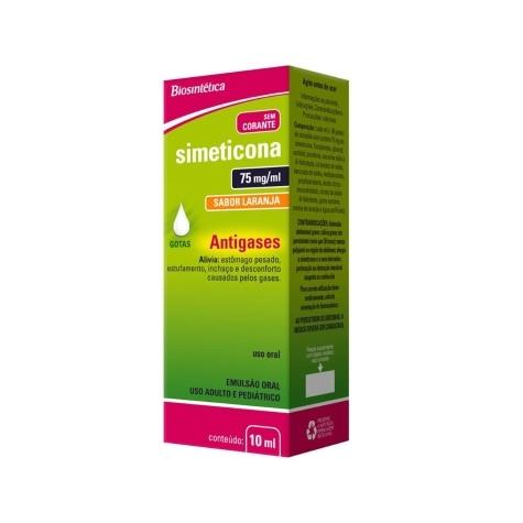 Simeticona 75mg Sabor Laranja 10ml Biosintética Genérico - Imagem 1
