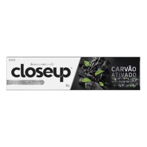 Creme Dental Closeup Carvão Ativado Menta 85g - Imagem 1