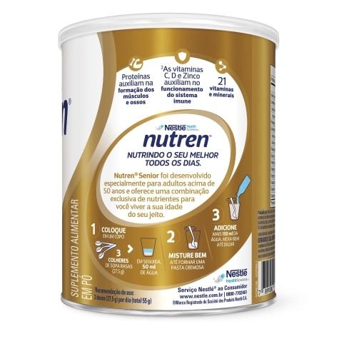 Suplemento Alimentar Nutren Senior sem Sabor 370g - Imagem 4
