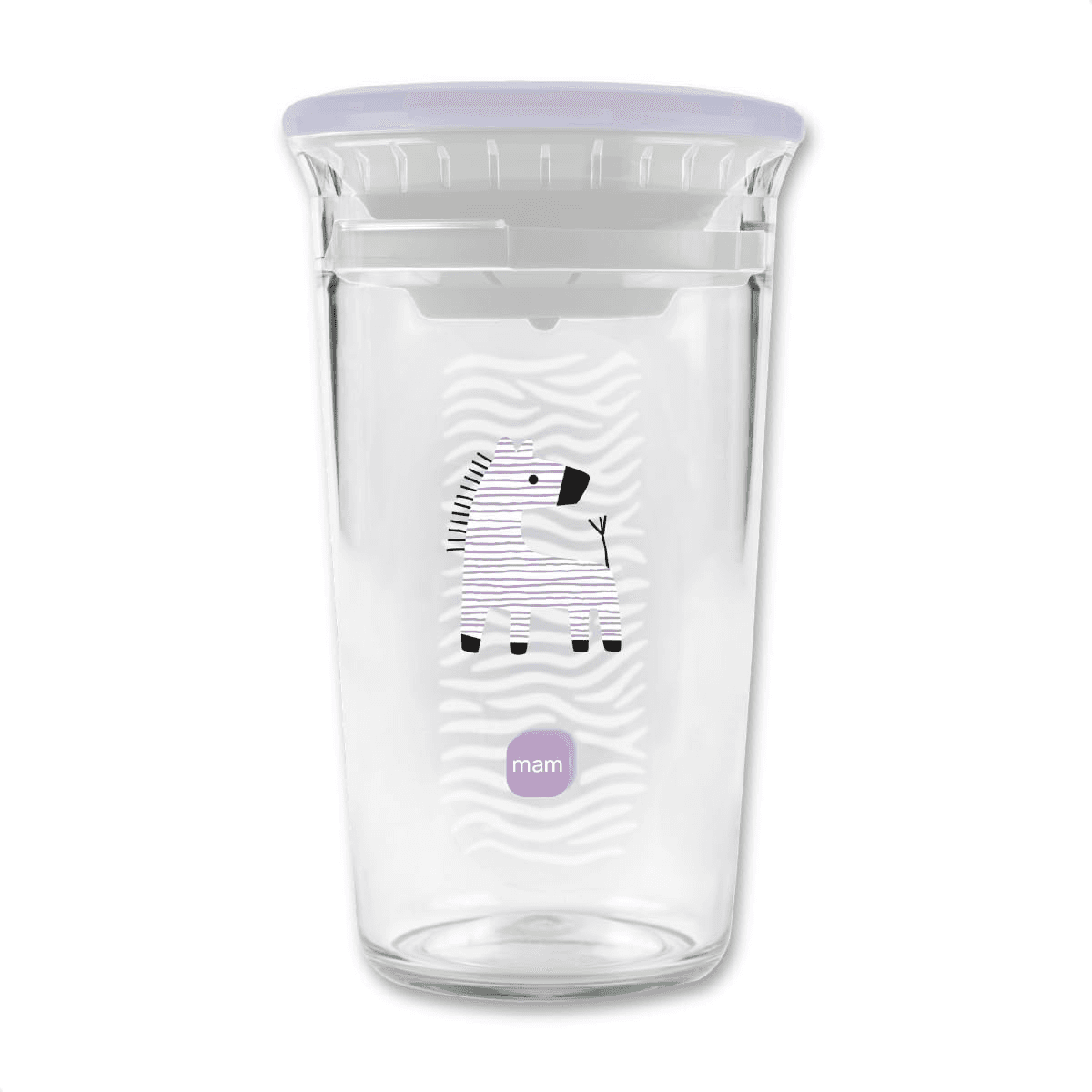 Copo Infantil 360° Fácil de Beber MAM Lilas 290ml - Imagem 2
