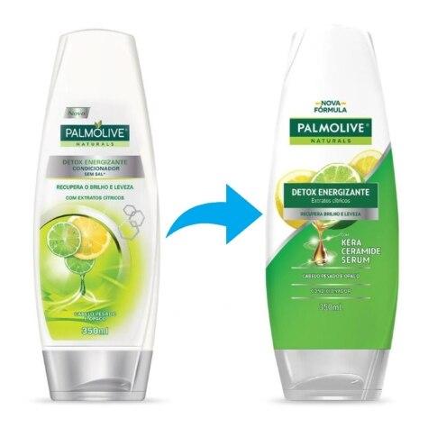 Condicionador Palmolive Naturals Detox Energizante Cabelo Opaco 350ml - Imagem 4