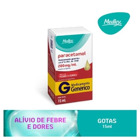 Paracetamol Gotas 200mg 15ml Medley Genérico - Imagem 2