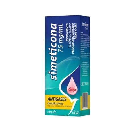 Simeticona 75mg/ml Sabor Cereja 10ml Airela Genérico - Imagem 1