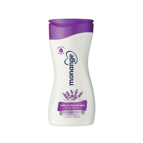Hidratante Corporal Monange Hidratação Nutritiva Flor de Lavanda 200ml - Imagem 1