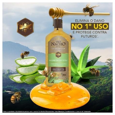 Condicionador Tio Nacho Reconstrutor Total Cabelo Quebradiço 415ml - Imagem 6