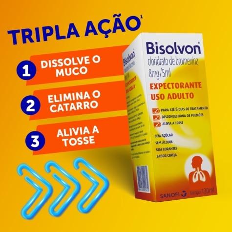 Bisolvon Xarope Adulto 8mg/5ml 120ml - Imagem 3