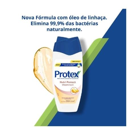 Sabonete Antibacteriano Líquido Protex Nutri Protect Vitamina E 250ml - Imagem 3