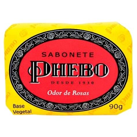 Sabonete Hidratante Barra Phebo Odor de Rosas 90g - Imagem 1