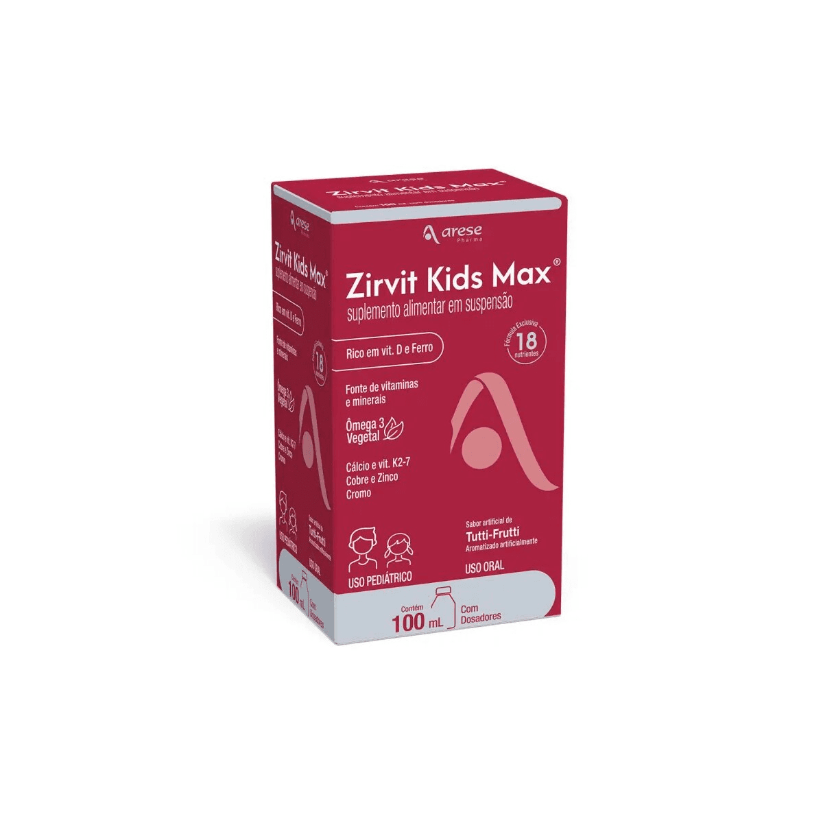Polivitamínico Zirvit Kids Max 100ml - Imagem 1