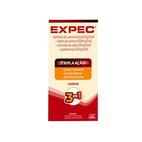 Expec Xarope 120ml - Imagem 1