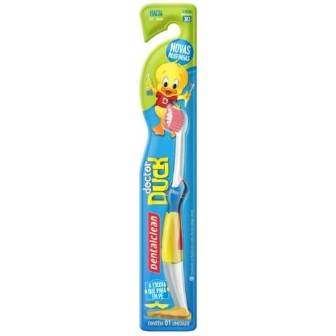 Escova Dental DClean Doctor Duck Macia Cores Sortidas - Imagem 1