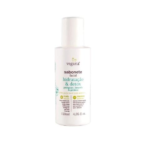 Sabonete Facial Vegana Hidratação & Detox 120ml - Imagem 1