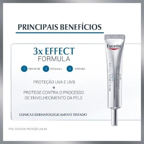 Creme Anti-idade Eucerin Hyaluron-Filler Contorno dos Olhos 15g - Imagem 3