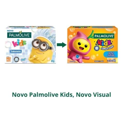 Sabonete Infantil Barra Palmolive Kids Cheirinho de Frutas Tropicais 80g - Imagem 2