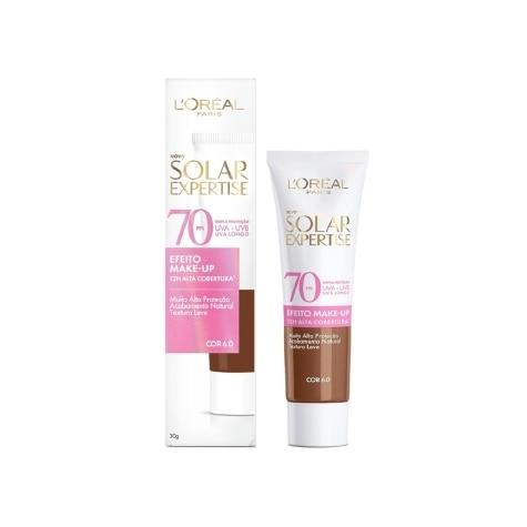 Protetor Solar Facial L'Oréal Solar Expertise Efeito Make Up 6.0 FPS70 30g - Imagem 1
