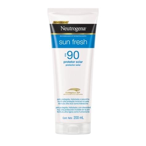 Protetor Solar Corporal Neutrogena Sun Fresh FPS90 Loção 200ml - Imagem 1