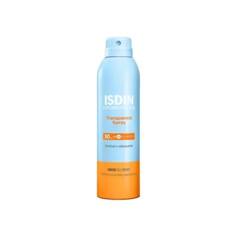 Protetor Solar Corporal Isdin Transparent Spray FPS 30 250ml - Imagem 1