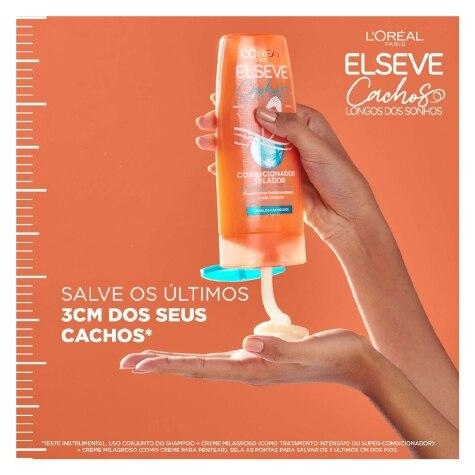 Condicionador Elseve Cachos Longos dos Sonhos Selador Cabelo Seco 200ml - Imagem 5