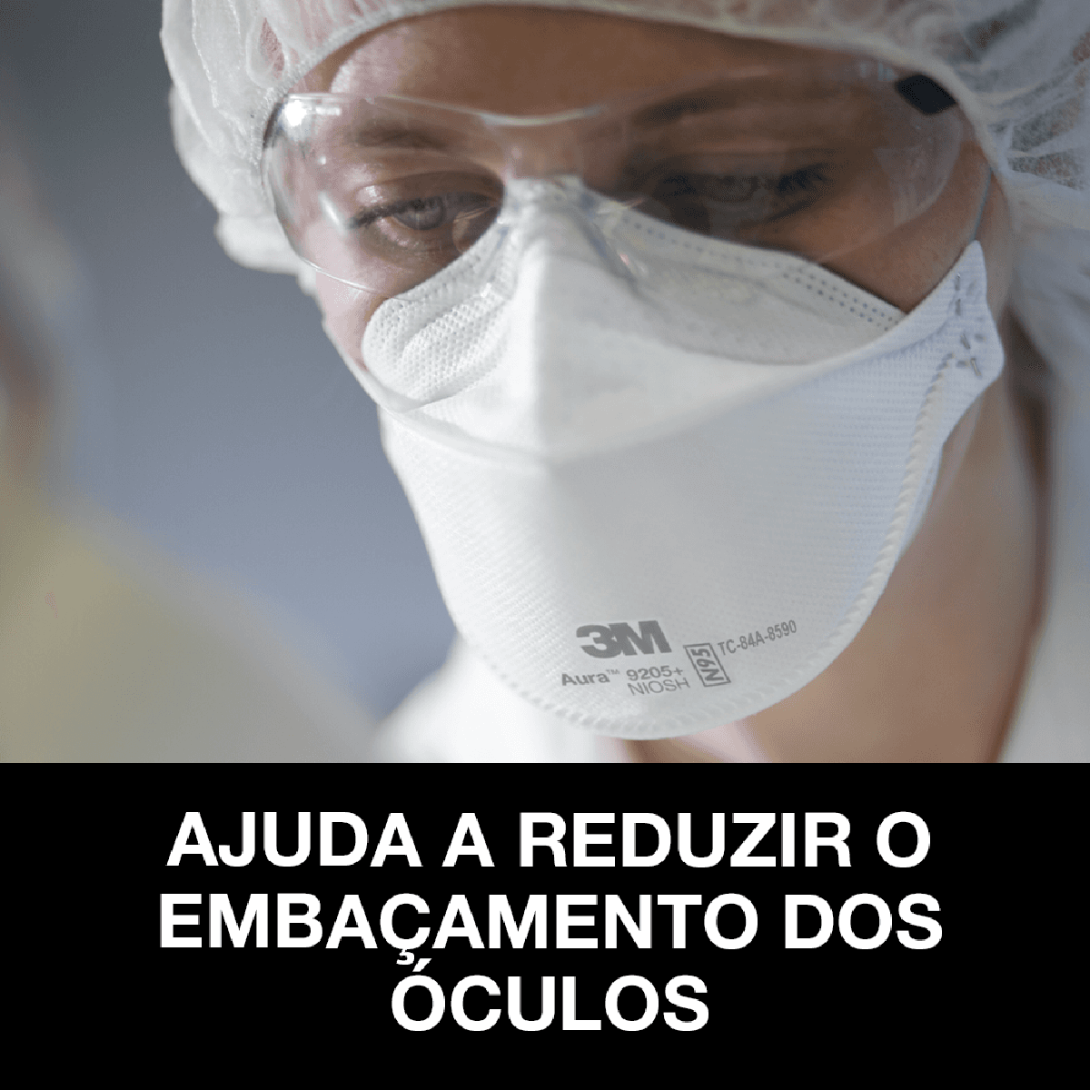 Máscara Descartável 3M Aura 9320+BR 1 Unidade - Imagem 5