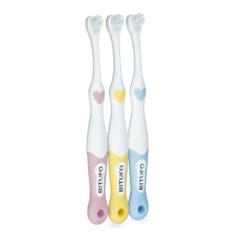 Escova Dental Bitufo Cocoricó 1º Dentinho Ultramacia 4 - 24 Meses Cores Sortidas - Imagem 4