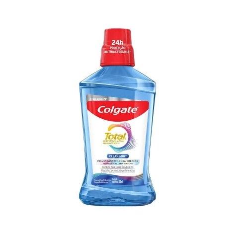 Enxaguante Bucal Colgate Total Clean Mint Sem Álcool 500ml - Imagem 1